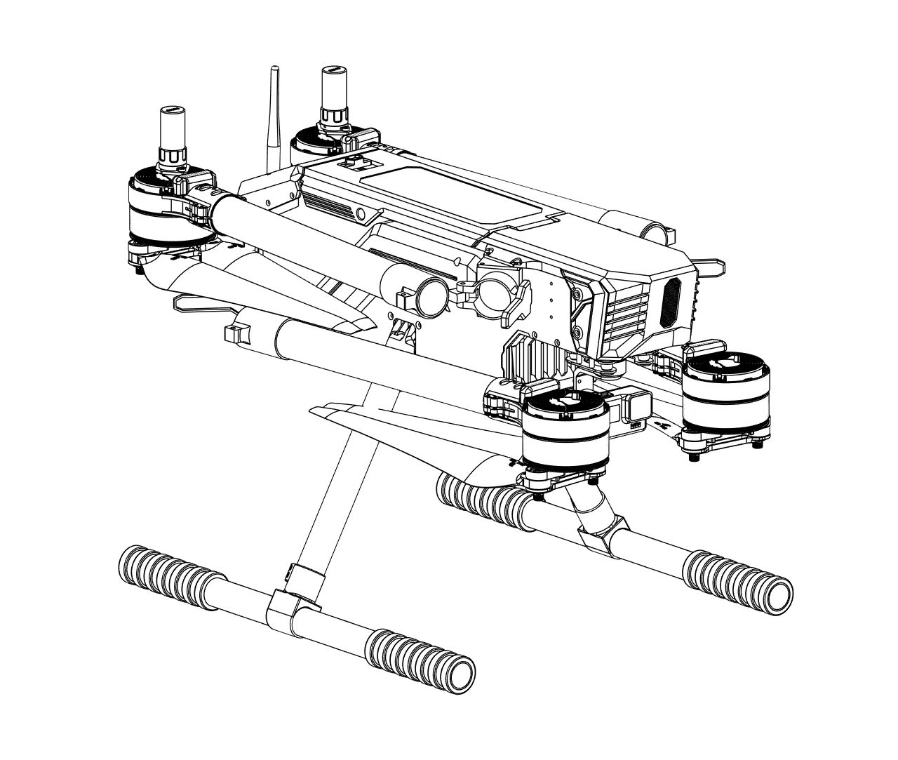 载物无人机渲染图1